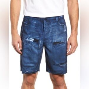TRAVIS MATHEW Denim look Hybrid Shorts performance Golf
